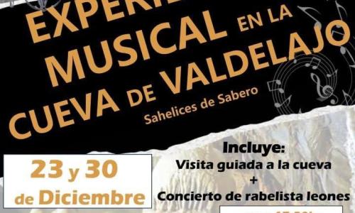 Experiencia musical en la cueva de valdelajo.