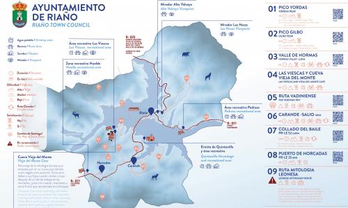 Mapa turístico: Ayuntamiento de Riaño
