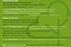 Actividades de divulgación ambiental.0