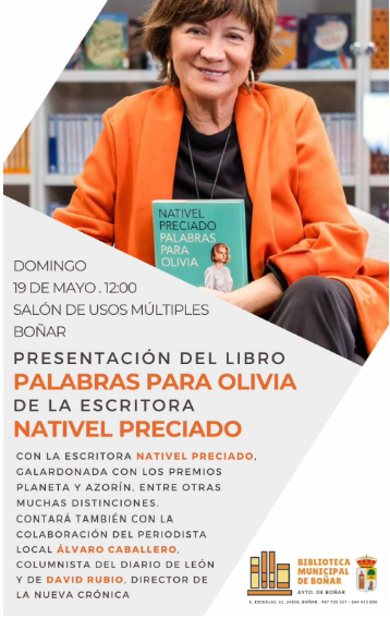 Presentación del libro "Palabras para Olivia"  de Nativel Preciado.0